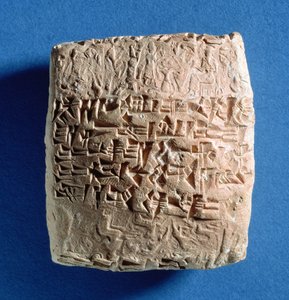 Tablet met graanverkoop uit Kultepe, Turkije, Assyrisch, 19e eeuw v.Chr. door Assyrian School
