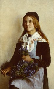Het blauwe anemoonmeisje (schilderij)