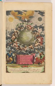 Titelpagina van Mundus Subterraneus door Athanasius Kircher