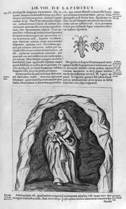 Maagd en kind door Athanasius Kircher