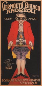 Vermouth Bianco Andreoli, 1919 door Attilio Bresciani