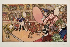 Circus en de ezel Pinokkio, Illustratie uit Pinokkio