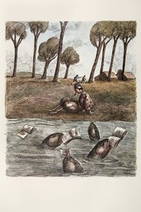 Illustratie uit "Pinokkio" door Carlo Collodi
