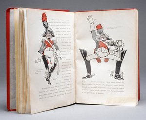 Politieagenten in volledig uniform uit De avonturen van Pinokkio van Carlo Collodi, Italië