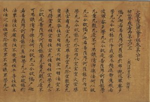 Daihannya-Gyo Soetra (versie van Yakushi-ji) door Attributed to Zhang Sengyao