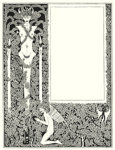 Ontwerp voor de titelpagina van "Salome" (gravure) door Aubrey (after) Beardsley