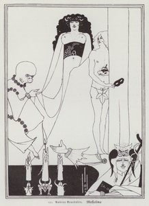 Messalina door Aubrey (after) Beardsley