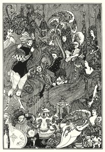 De Grot van Spleen (gravure) door Aubrey (after) Beardsley