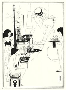 De Toilette van Salome door Aubrey (after) Beardsley