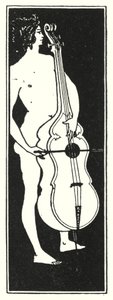 Titelpagina ornament (gravure) door Aubrey (after) Beardsley