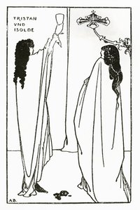 Een Herhaling van Tristan und Isolde, illustratie uit 