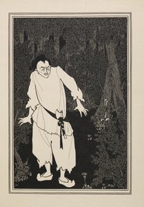 Ali Baba in het bos, uit een Boek van Vijftig Tekeningen door Aubrey Beardsley