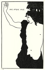 Ave Atque, Vale, Catullus, Carmen Ci door Aubrey Beardsley
