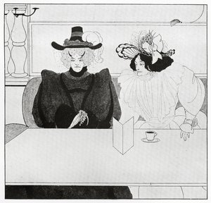 Zwarte koffie, 1895 door Aubrey Beardsley