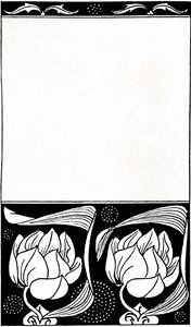 Ontwerp voor omslag van The Woman Who Did, 1914 door Aubrey Beardsley