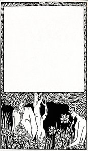 Ontwerp voor Titelpagina van Pagan Papers, 1893, 1914 door Aubrey Beardsley