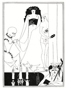 Enter Herodias door Aubrey Beardsley