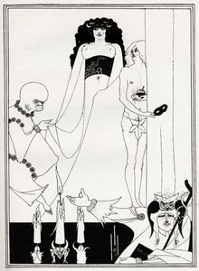 Herodias komt binnen door Aubrey Beardsley