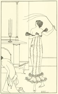Frontispice, Het volledige en ware verslag van de wonderbaarlijke missie van Earl Lavender door Aubrey Beardsley