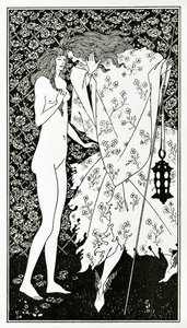 De Mysterieuse Tuin van de Roos, ca. 1894 door Aubrey Beardsley