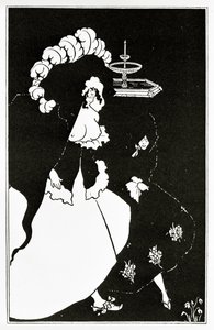 Messaline en metgezel terugkerend van een bordeel, c.1894 door Aubrey Beardsley