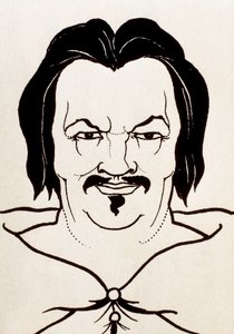 Portret van Honoré de Balzac door Aubrey Beardsley
