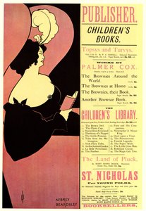 Uitgever. Kinderboeken, 1894 door Aubrey Beardsley