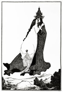 Sainte Rose de Lima, ca. 1894 door Aubrey Beardsley