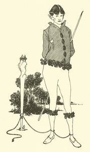 Zelfportret door Aubrey Beardsley