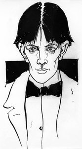 Zelfportret door Aubrey Vincent Beardsley door Aubrey Beardsley
