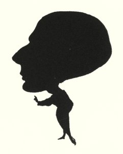 Silhouet van Aubrey Beardsley door Aubrey Beardsley
