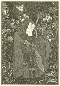 De abt door Aubrey Beardsley