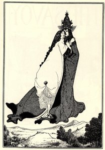 De Hemelvaart van Sint Rosa van Lima door Aubrey Beardsley