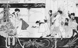 De Verjaardag van Madame Cigale door Aubrey Beardsley
