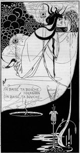 Het Hoogtepunt, ca. 1893 door Aubrey Beardsley