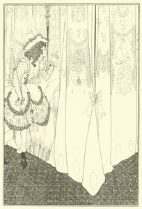 De droom uit The Rape of the Lock door Aubrey Beardsley