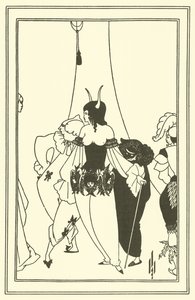 Het masker van de rode dood door Aubrey Beardsley