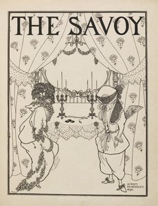 Titelpagina voor nr.1 van "The Savoy" uit een boek met vijftig tekeningen