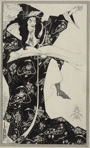 Virgilius de tovenaar, c.1893 door Aubrey Beardsley