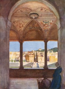Rome: Vanaf de Loggia van S Angelo door Aubrey Waterfield