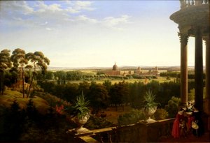 Duits: Zicht op het nieuwe paleis in Potsdam