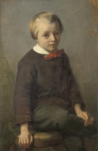 Portret van een jongen door August Allebe