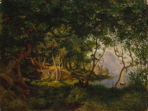 Landschapsstudie door August Cappelen