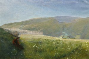 Zomerlandschap, Vågå door August Eiebakke