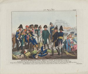 De dood van maarschalk Duroc bij Hochkirchen op 22 mei 1813