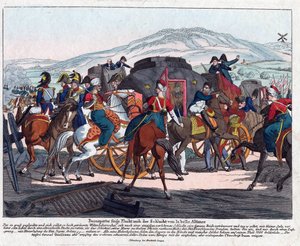 De vlucht van Napoleon na de Slag bij Waterloo (1815)