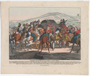 De vlucht van Napoleon na de Slag bij Waterloo