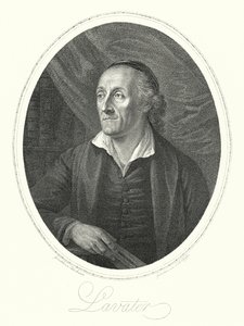 Johann Kaspar Lavater, Zwitserse theoloog, auteur en fysiognomist (gravure)
