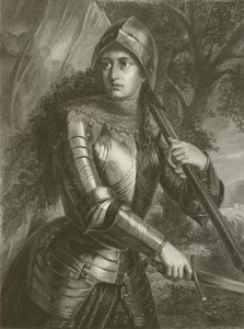 Johanna (gravure) door August Friedrich Pecht