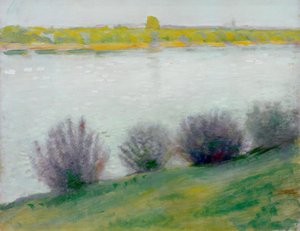 Aan de Rijn bij Hersel door August Macke